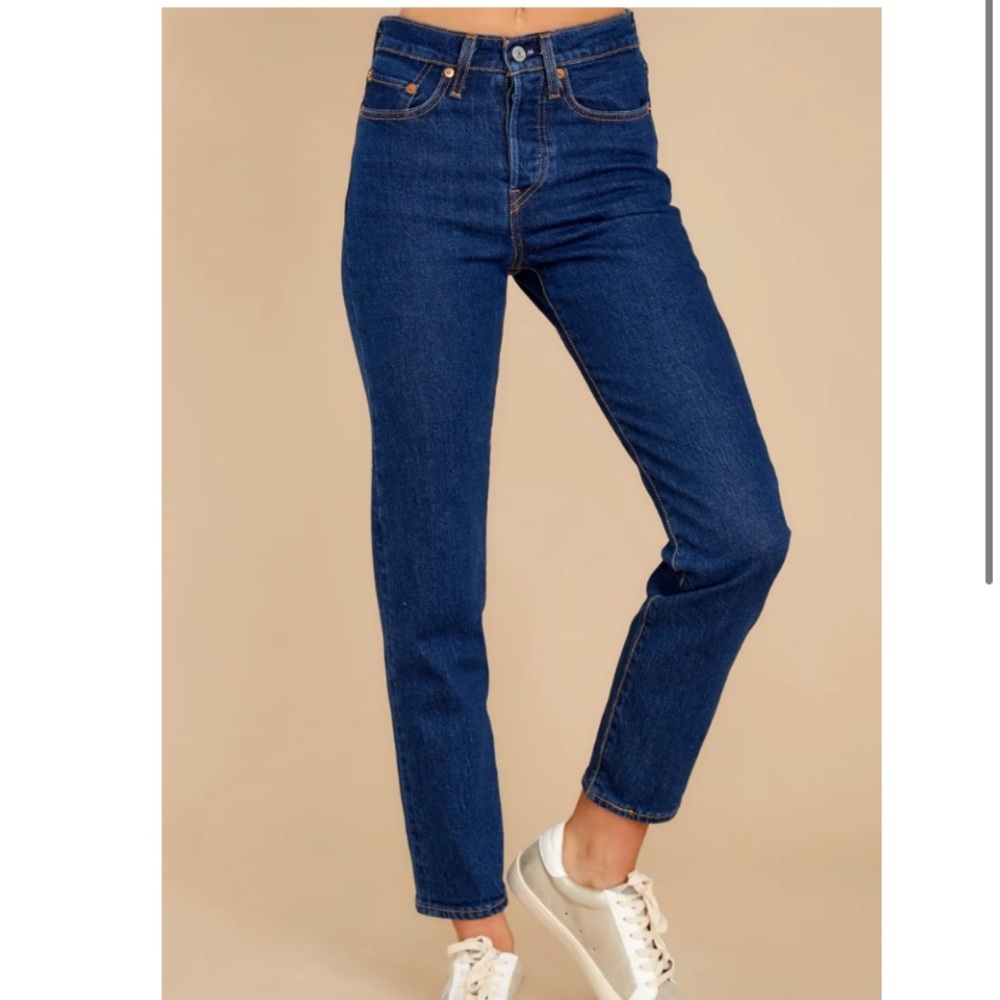 Levi’s Dark Blue Wedgie 505C Jeans Size 26
W26
L30